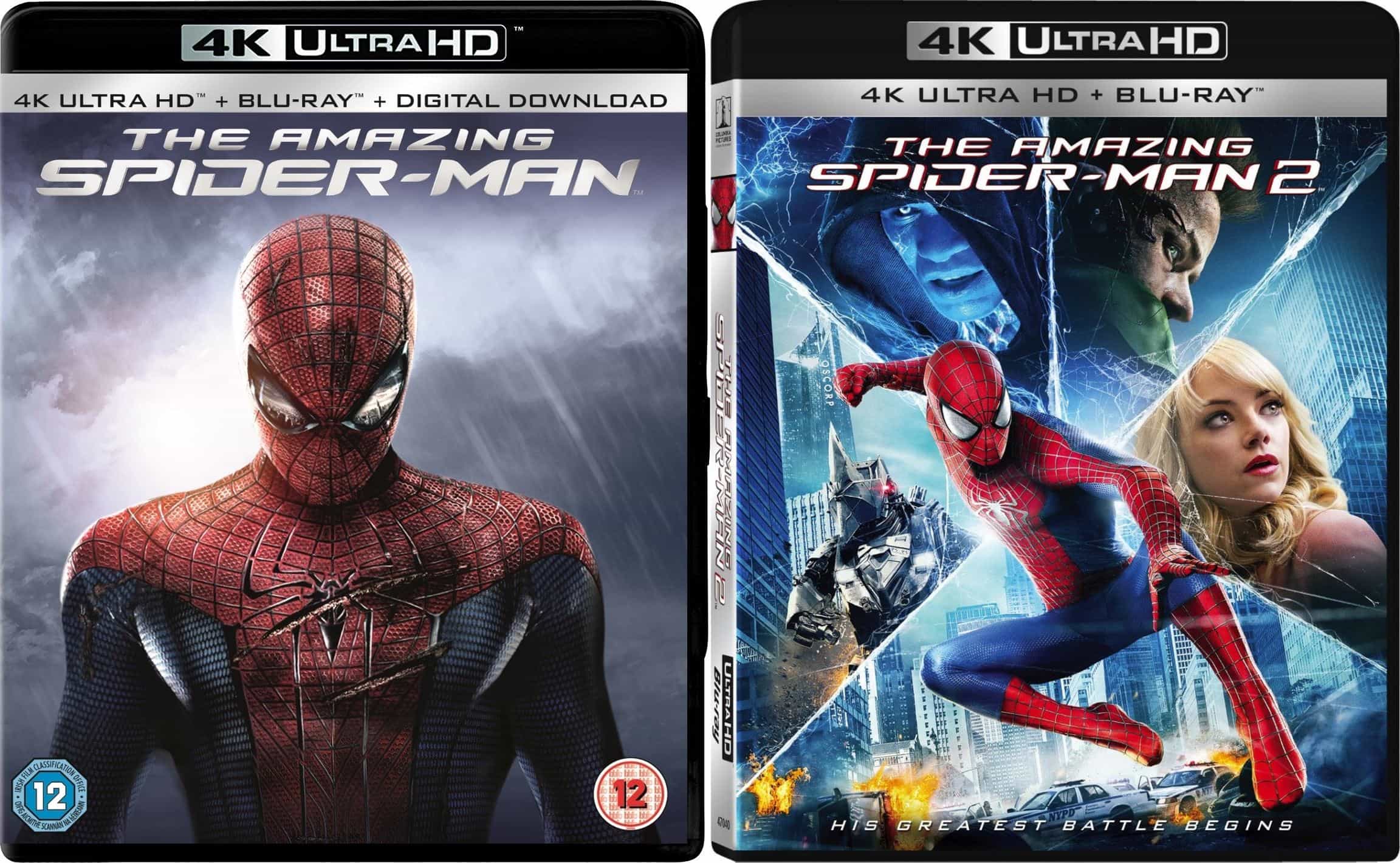 《超凡蜘蛛侠》两部合集 4K 蓝光HDR TrueHD7.1【国英双语音轨】 内封英简繁&双语特效SUP字幕 【68.4G】