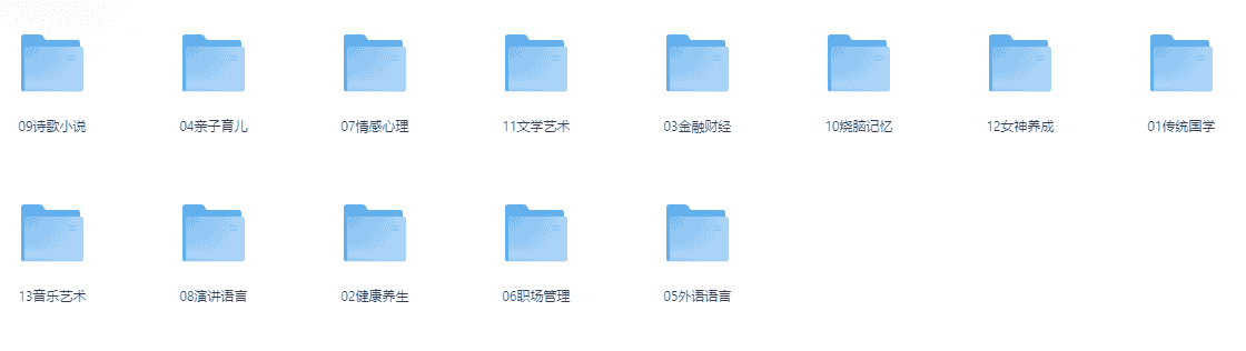 喜马拉雅付费音频课大合集（13个大类）【31.6G】