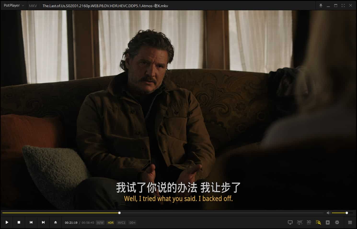 最后生还者 第2季 4K Web P8.DV.HDR 内封简英双语字幕 精修简体中字 老K 单集9G