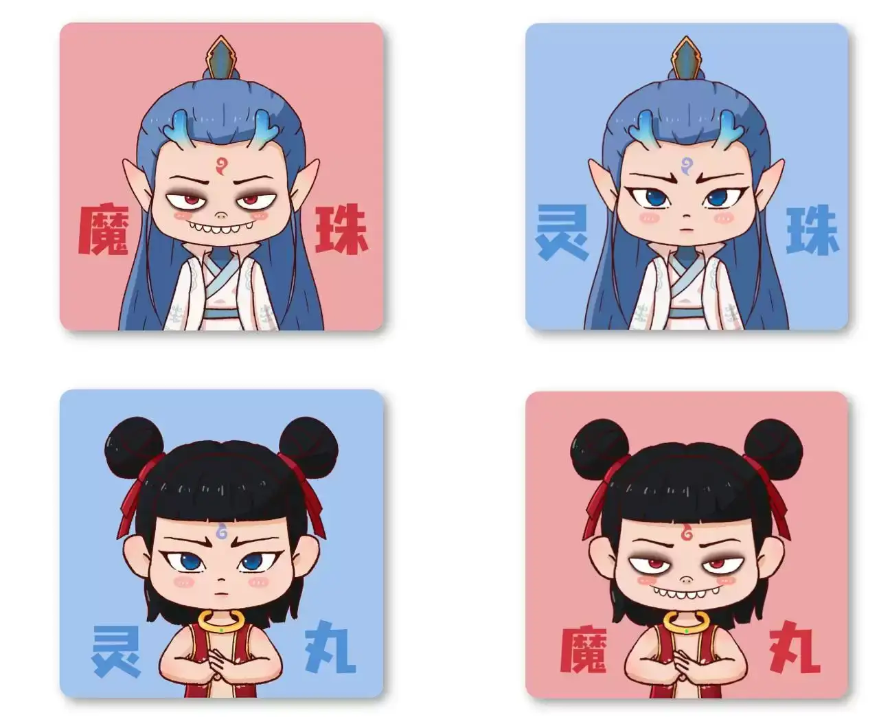 【头像素材】《哪吒2魔童闹海最新情侣头像》